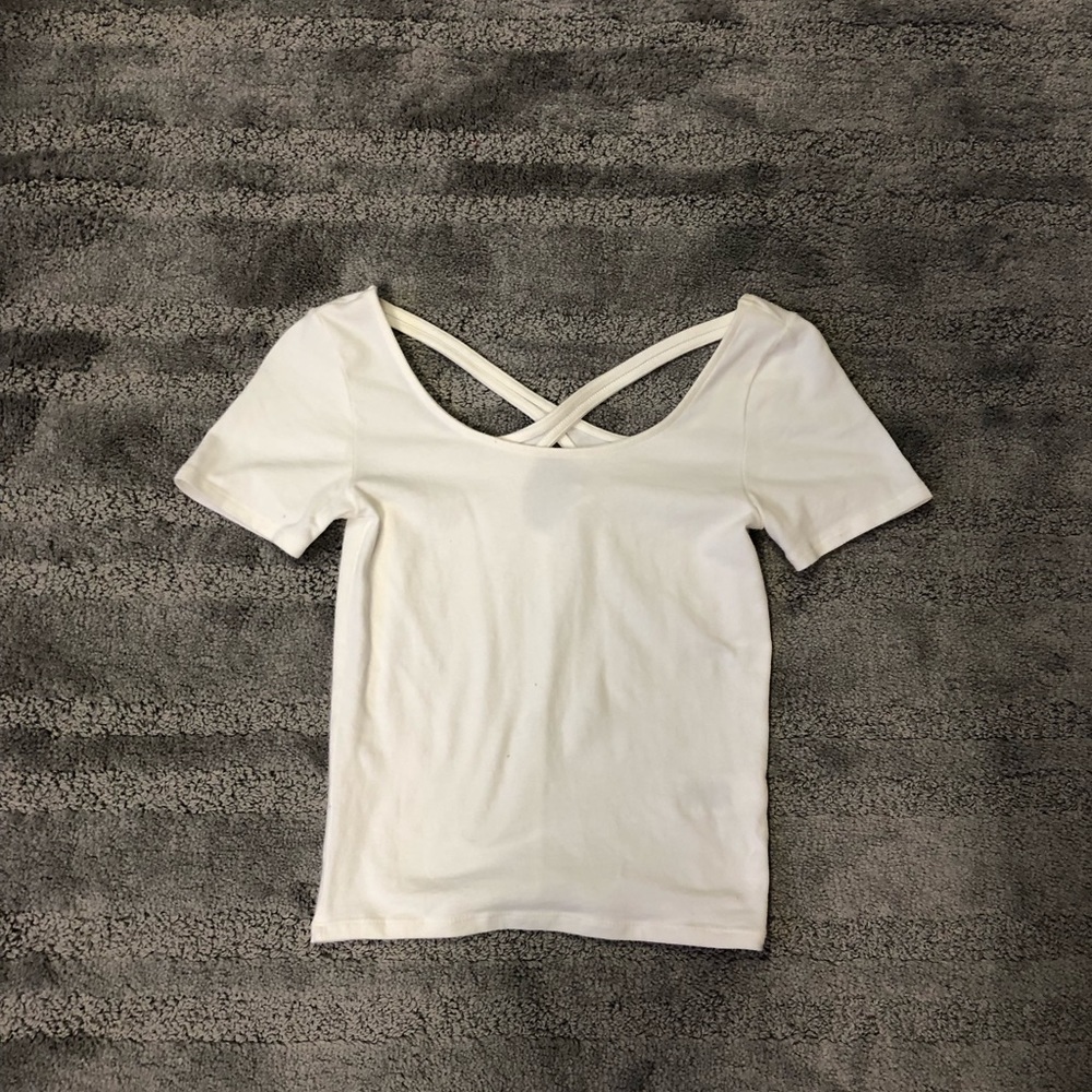 White Crop Top Size XS